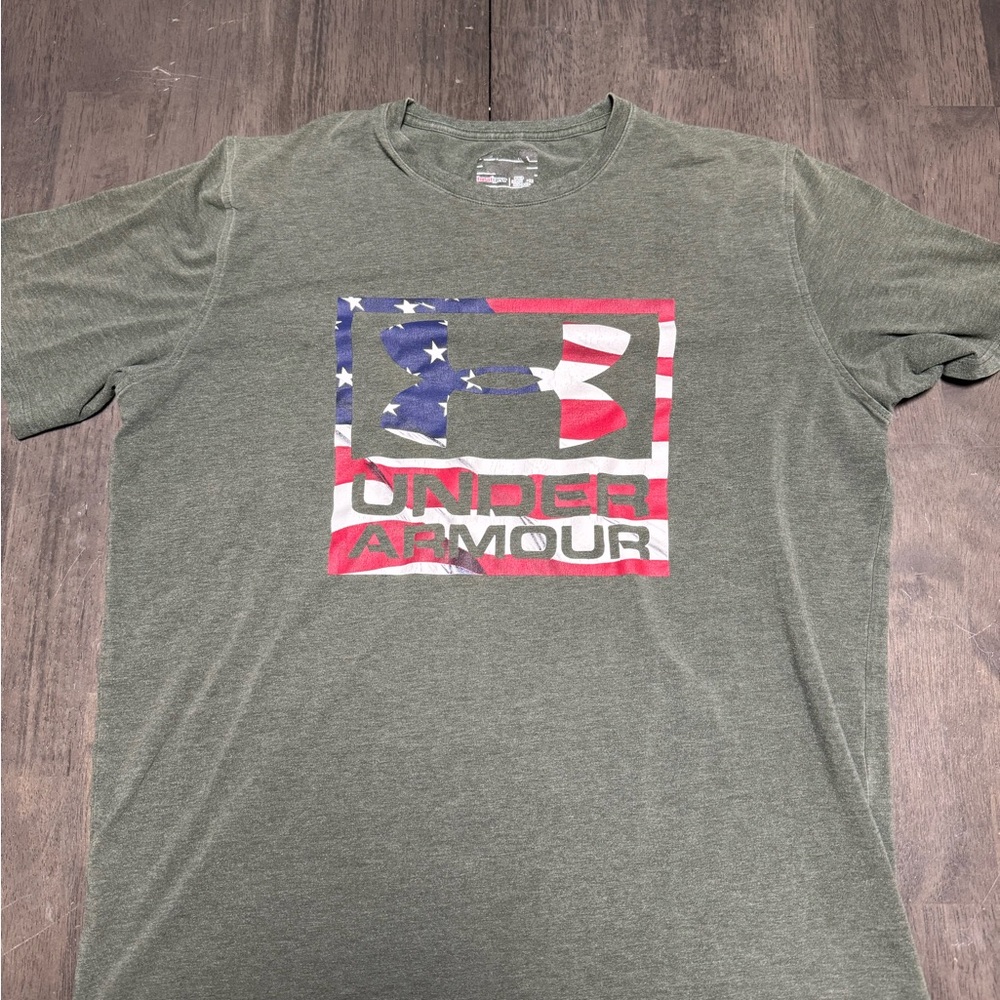 Under Armour Men's Olive Graphic Tee